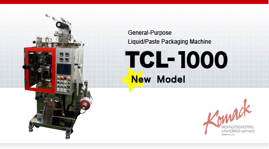 Automatic High-speed Liquid/Paste Packaging Machine 
TCL-1000
